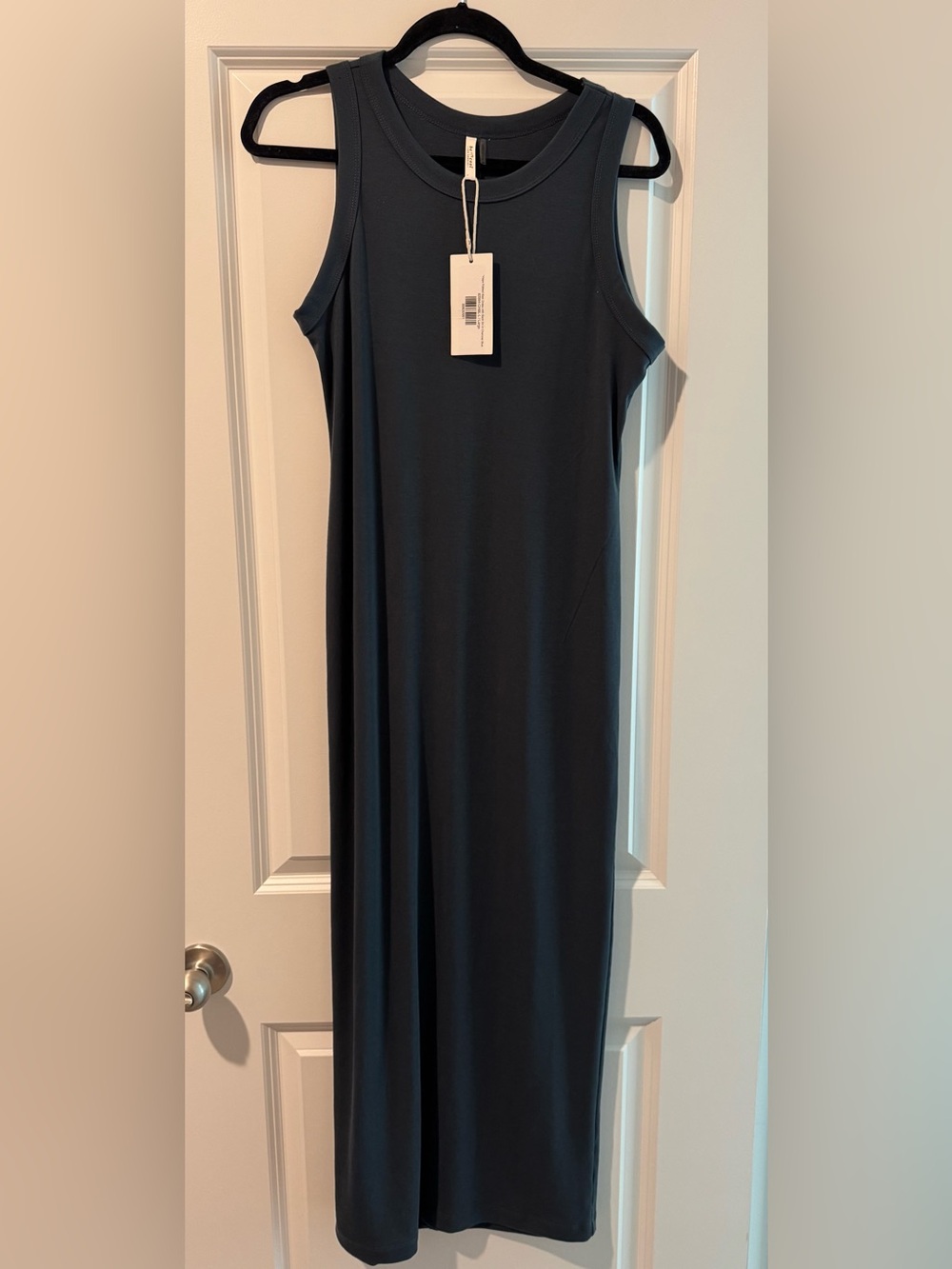 NWT Sleeveless Tank Maxi Dress - Charcoal Blue